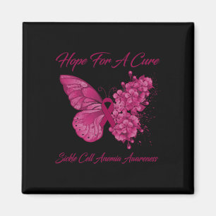 Butterfly Hope For A Cure Sickle Cell Anaemia Awar Magnet