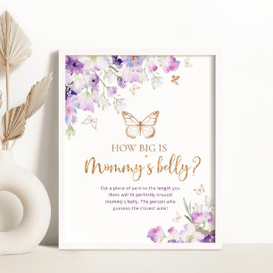 Butterfly how big is mummy's belly game poster