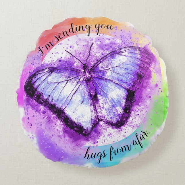 Butterfly Hug Pillow (Front)