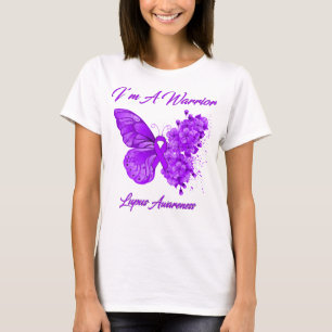 Butterfly I’m A Warrior Lupus Awareness T-Shirt
