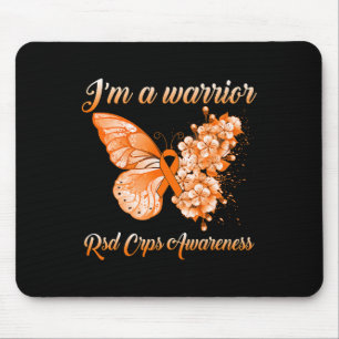 Butterfly I’m A Warrior Rsd Crps Awareness  Mouse Pad