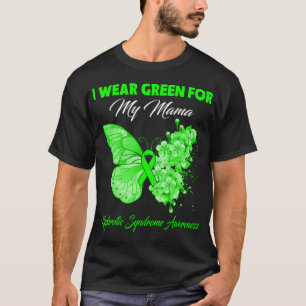 Butterfly I Wear Green For My Grandma Nephrotic Sy T-Shirt