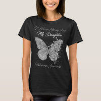 Butterfly I Wear Grey For My Daughter Melanoma 