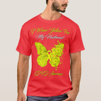 Butterfly I Wear Yellow For My Husband ADHD Awaren
