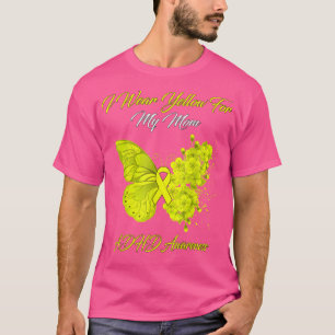 Butterfly I Wear Yellow For My Mum ADHD Awareness T-Shirt