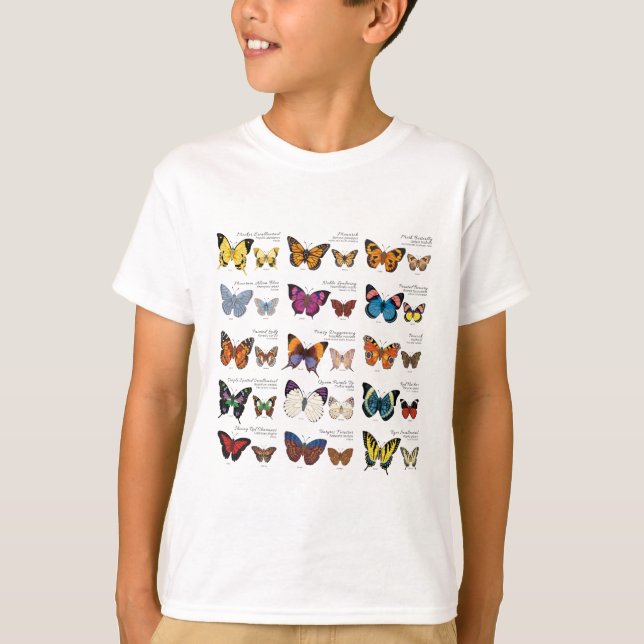 Butterfly Identification T-Shirt (Front)