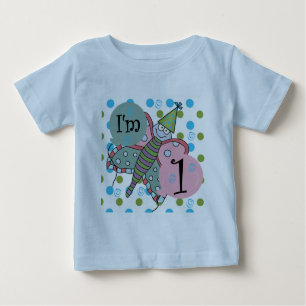 Butterfly I'm 1 Birthday Tshirts and Gifts