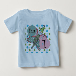 Butterfly I'm 1 Birthday Tshirts and Gifts