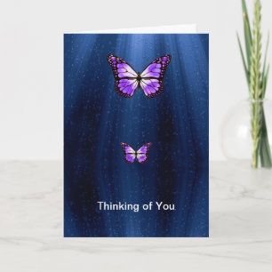 Butterfly image for Get Well Soon card