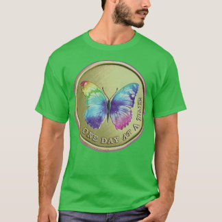 Butterfly In Anniversary Chip  T-Shirt