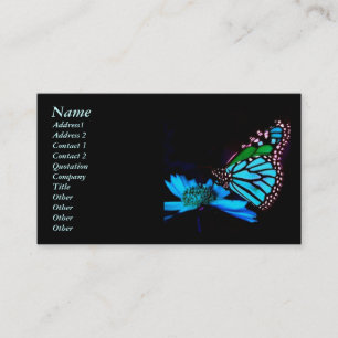 Butterfly in Blue Light Business Card