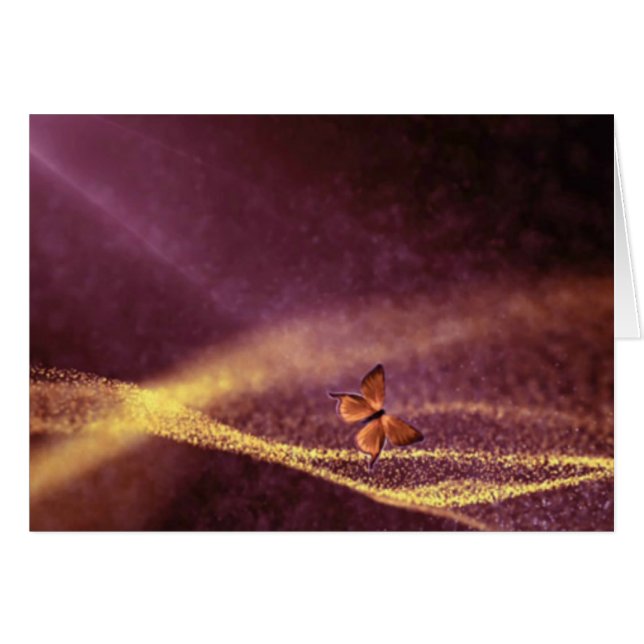 Butterfly In Dust Particles (Front Horizontal)