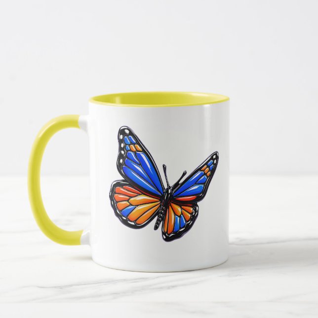 Butterfly in Flight Mug (Left)