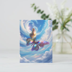 Butterfly In The Clouds Postcard