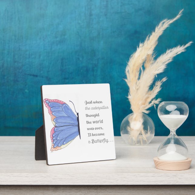 Butterfly Inspiration Plaque (Insitu)