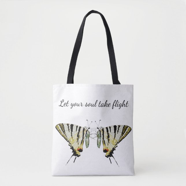 Butterfly Inspiration Tote Bag (Front)