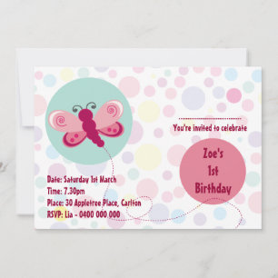 Butterfly Invitation