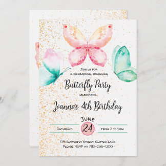 Butterfly Invitation