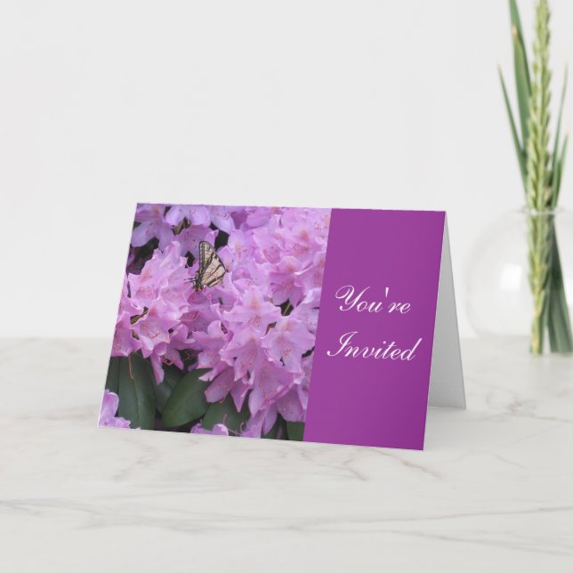 Butterfly Invitation Card (Front)