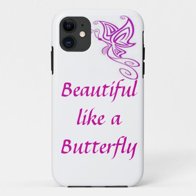 Butterfly iphone 5/5s purple Case-Mate iPhone case (Back)