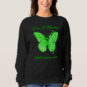 Butterfly Iu2019m A Warrior Nephrotic Syndrome Awa Sweatshirt