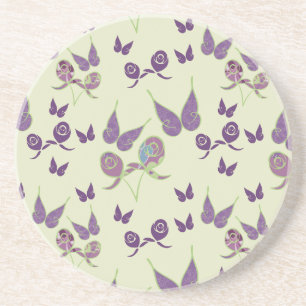 Butterfly Joy in Cream Sandstone Coaster