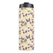 Butterfly Joy in Cream Thermal Tumbler