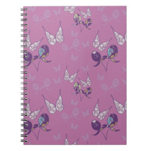 Butterfly Joy Spiral-Bound Notebook (Purple)