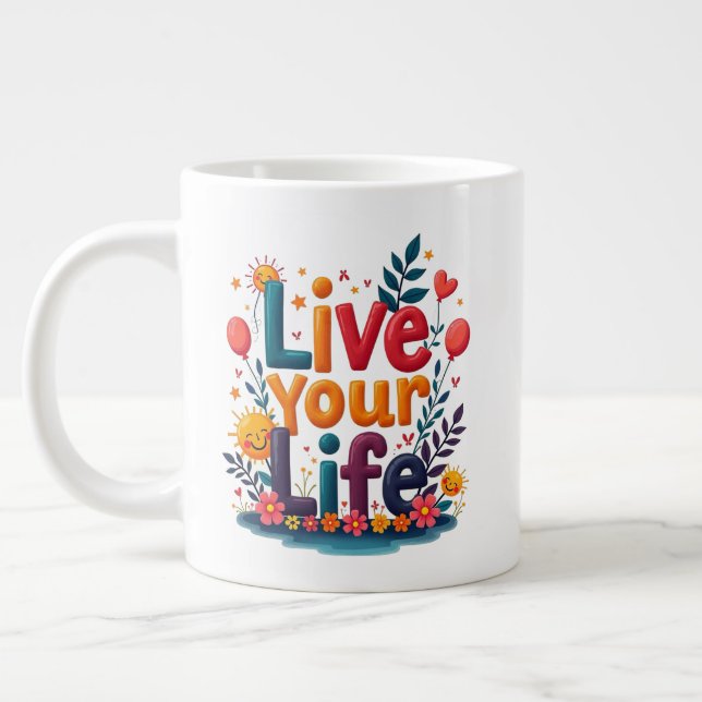 Butterfly- Jumbo Mug (Left)