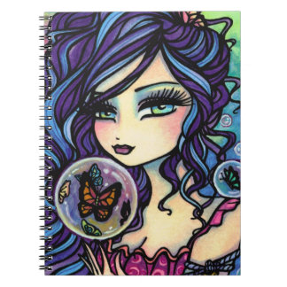 Butterfly Keeper Mermaid Notebook by Hannah Lynn