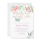 Butterfly Kisses and  Baby Wishes Pink Baby Shower