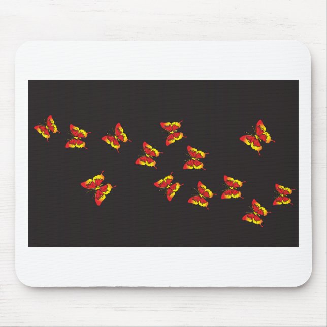 Butterfly Kisses and Dreams Mouse Pad (Front)
