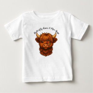 Butterfly Kisses and Moo Hugs Baby T-Shirt