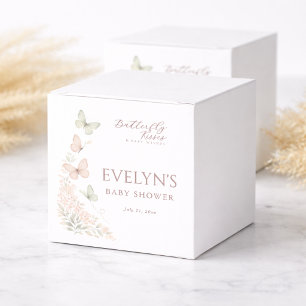 Butterfly Kisses Baby Wishes Boy Girl Baby Shower Favour Box