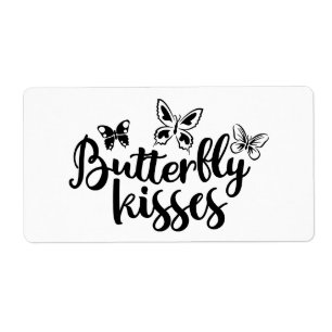 Butterfly Kisses Butterflies Black White Wedding