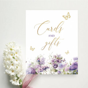 Butterfly kisses cards gifts flowers Baby Shower Poster
