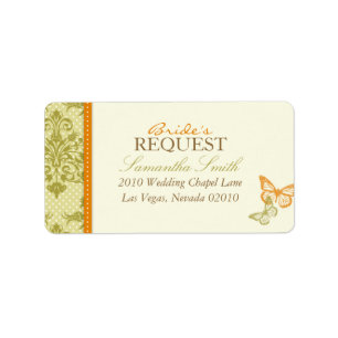 Butterfly Kisses Charming Address Label