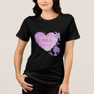 Butterfly Kisses & Dreamy Wishes Tri-Blend Shirt