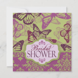 Butterfly Kisses Flirt BRS Invitation Square