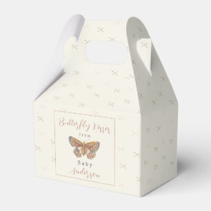 Butterfly Kisses Girl Baby Shower Favour Box