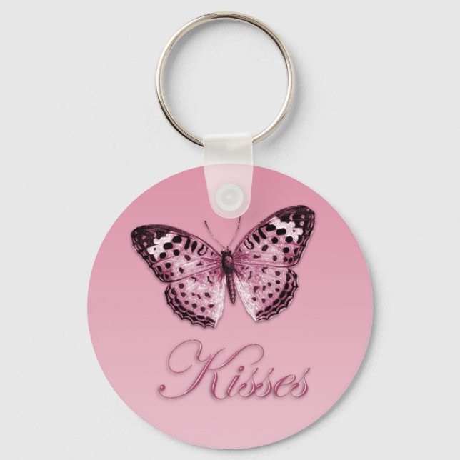 Butterfly Kisses Keychain (Front)