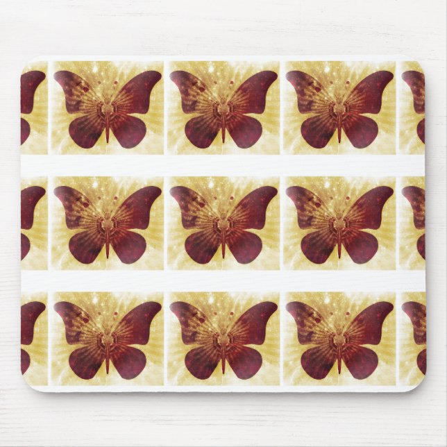 Butterfly Kisses Mouse Pad (Front)