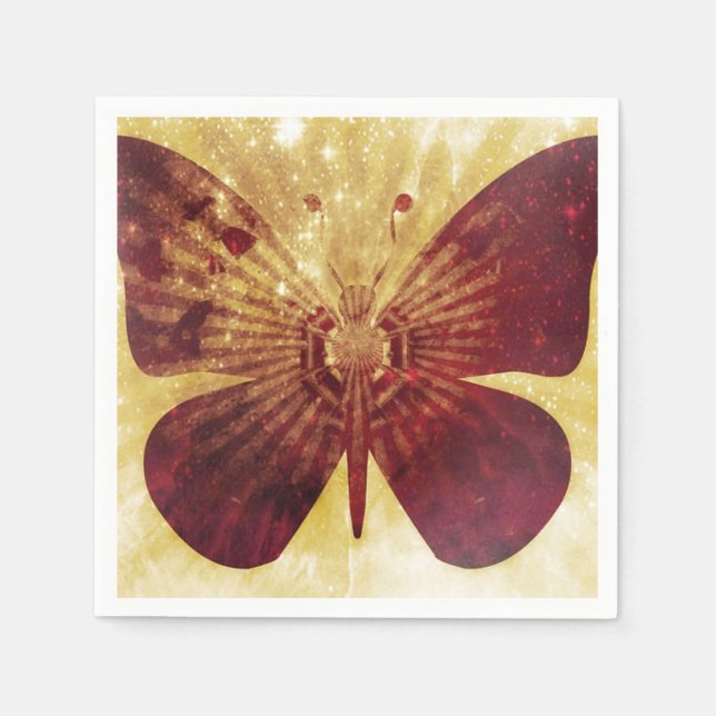 Butterfly Kisses Napkin (Front)