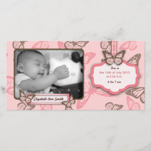 Butterfly Kisses Photo Card