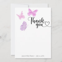 Butterfly Kisses Thank You