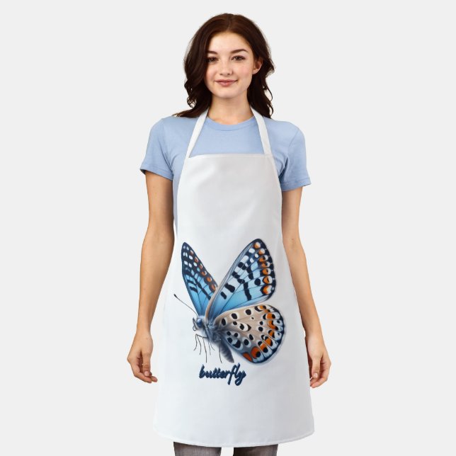 Butterfly  kitchen apron (Worn)