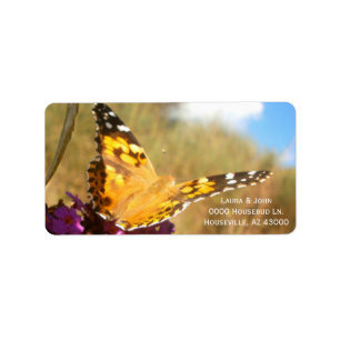 Butterfly. Label