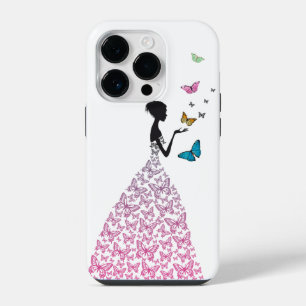 Butterfly Lady Clear iPhone Cover Case