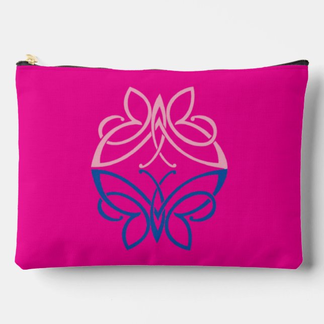 Butterfly Large Accessory Pouch (Front)