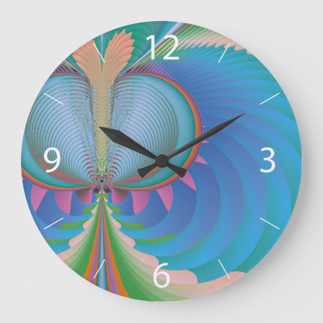 Butterfly Large Clock (Front)